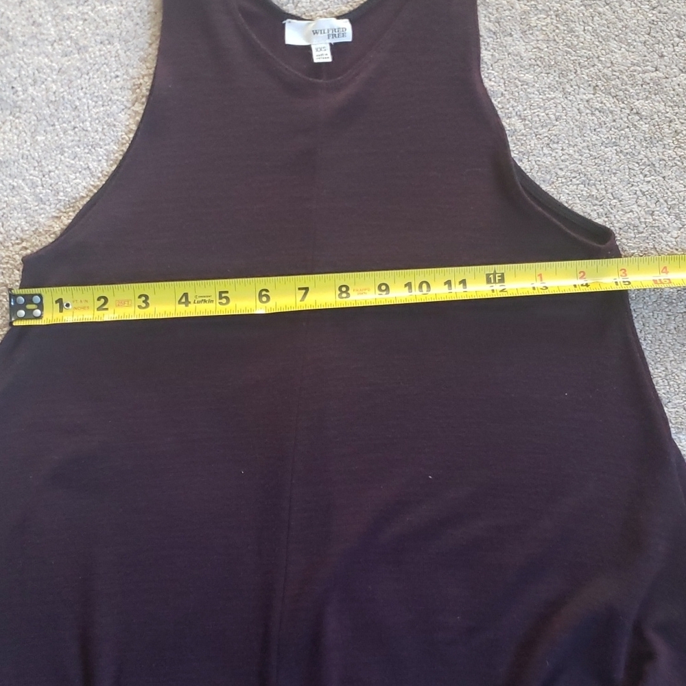 Wilfred Free Rosa Dress / Dark Marl Purple XXS - Picture 7 of 7